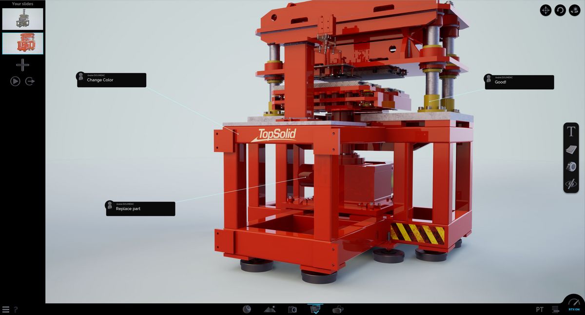 Logiciel de présentation 3D